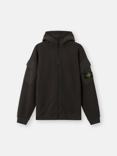 Lead Grey 6100009 BRUSHED ORGANIC COTTON FLEECE Regular-fit