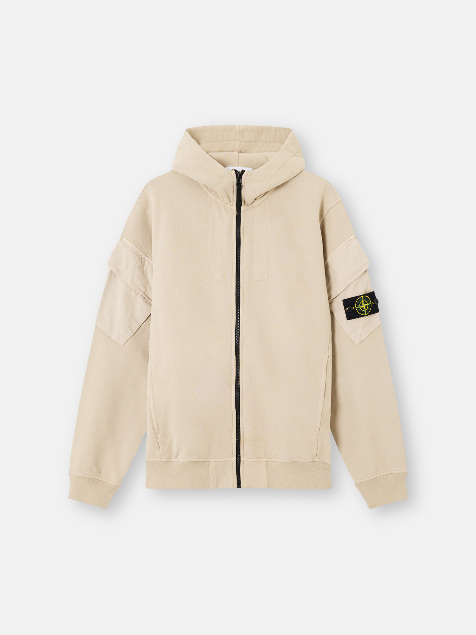 パーカー・フーディ Stone  Beige Crewneck Sweatshirt STONE ISLAND crew neck sweatshirt 'Felpa Ghost Piece' beige
