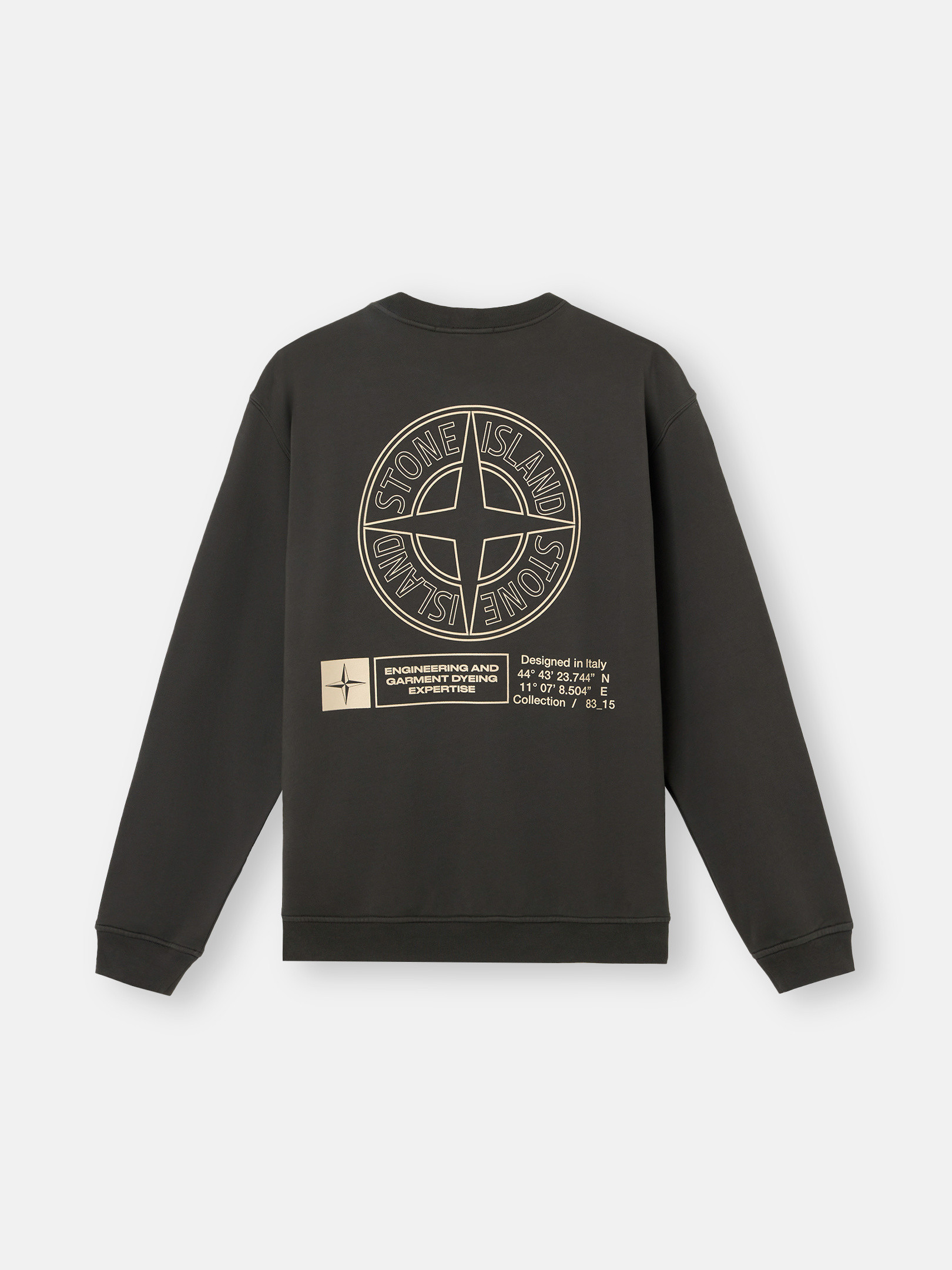 スウェット・トレーナー STONE  Cotton Fleece Print Crewneck Sweatshirt 5FT197 STONE ISLAND】ストーンアイランド定番人気「スウェット