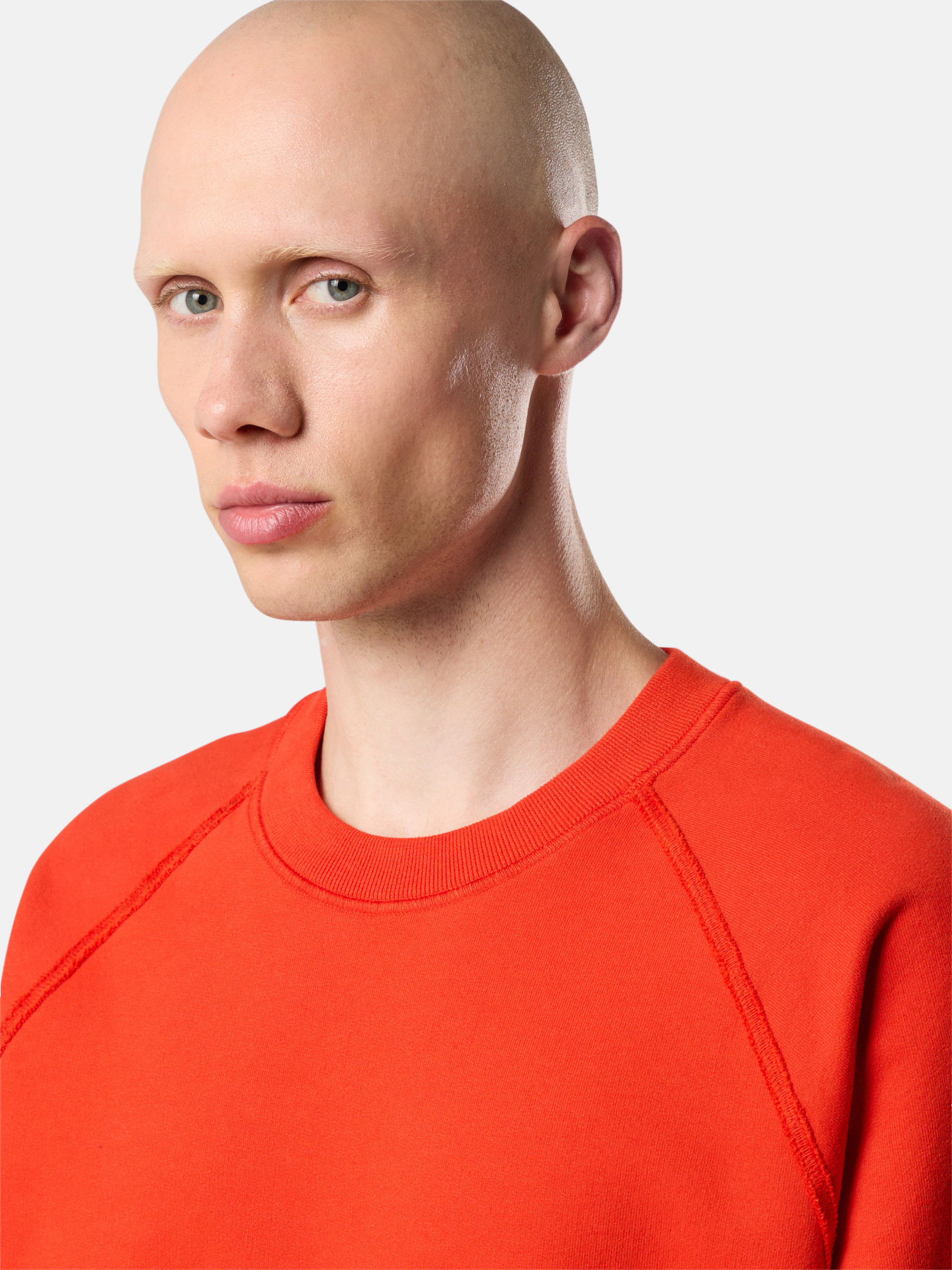 Scarlet Oversized-fit crewneck sweatshirt with raglan sleeves