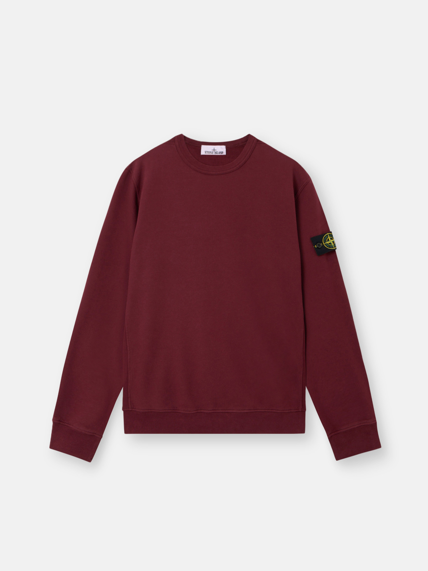 Dark Burgundy 6100028 BRUSHED ORGANIC COTTON FLEECE Regular