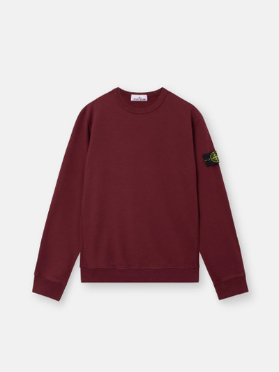 パーカー・フーディ Stone  Burgundy Cotton Crew Neck Sweatshirt stone-island-frost-crewneck-