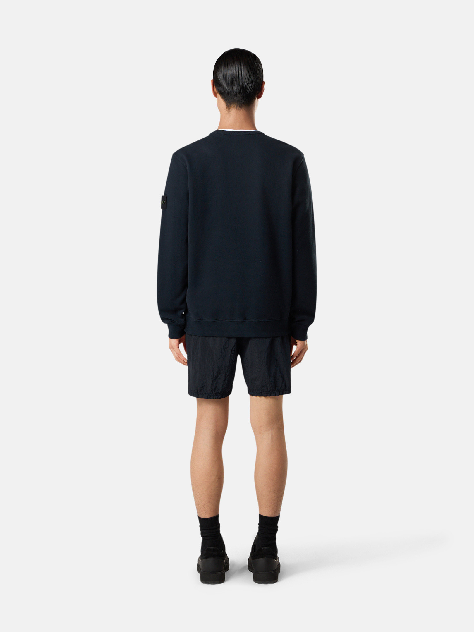 STONE  ネイビークルーネックス ウェット STONE ISLAND - 【残りわずか】【定番アイテム】 63750 HEAVY