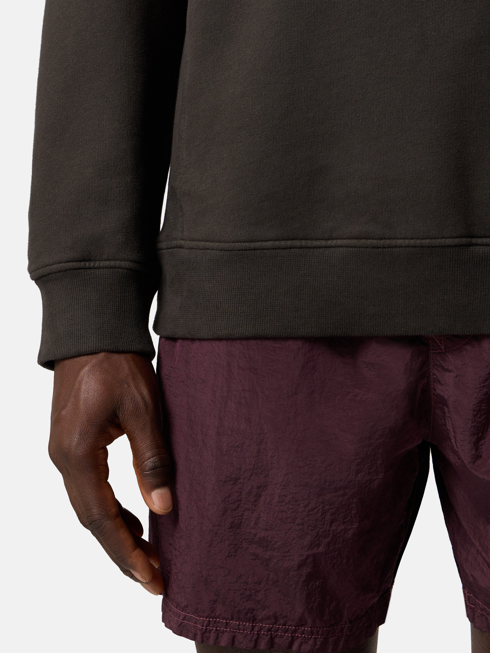【STONE 】オーガニックコットンフリーススウェットシャツ ☆STONE ISLAND☆オーガニックコットンフリーススウェットシャツ