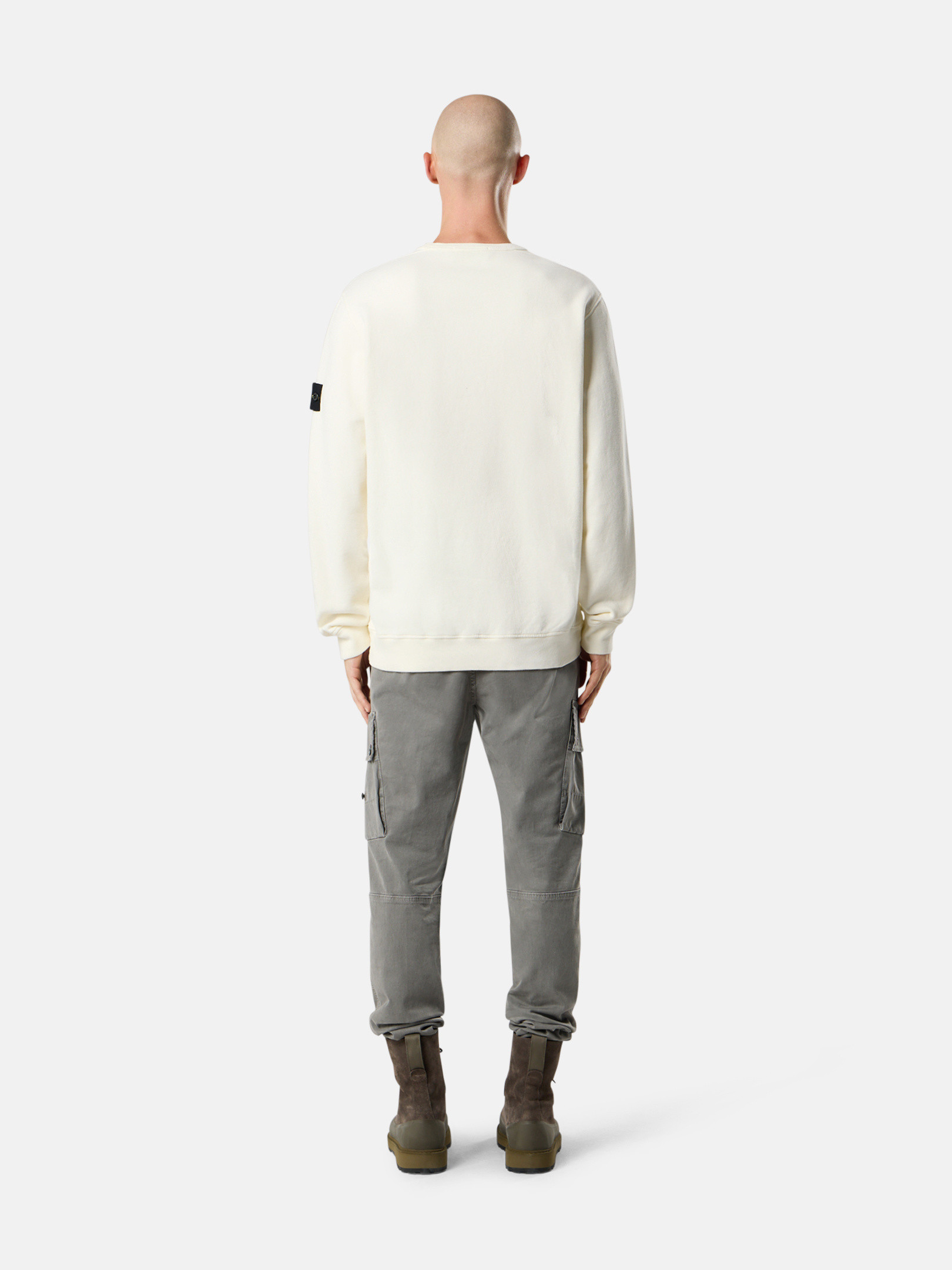 スウェット・トレーナー Stone  Oversized Crewneck Sweatshirt STONE ISLAND - 【ラスト1点】6100019 / HEAVY COTTON JERSEY