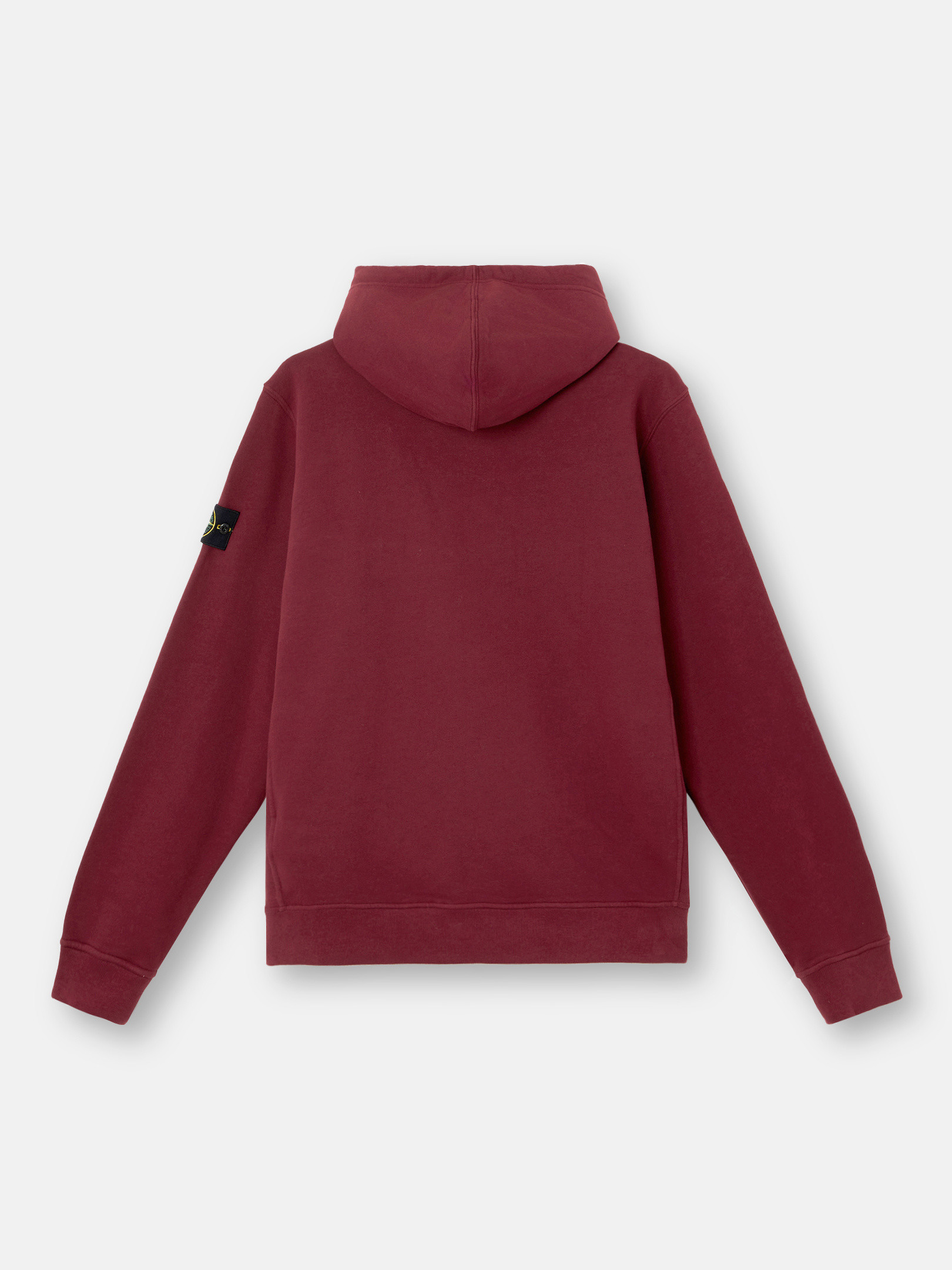 Dark Burgundy Regular-fit hooded sweatshirt with pouch