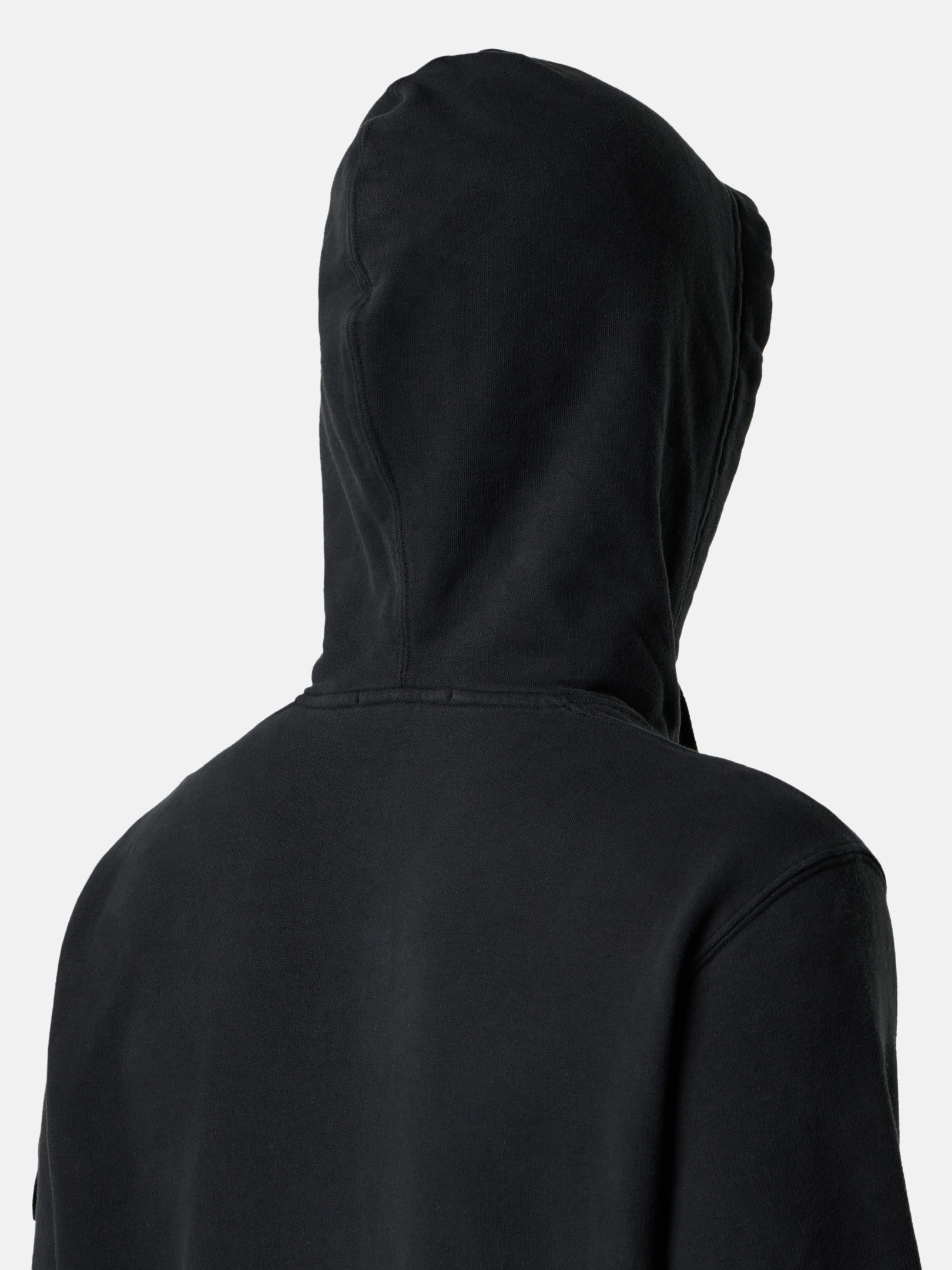 Black Regular-fit hooded sweatshirt with pouch pocket 6100029