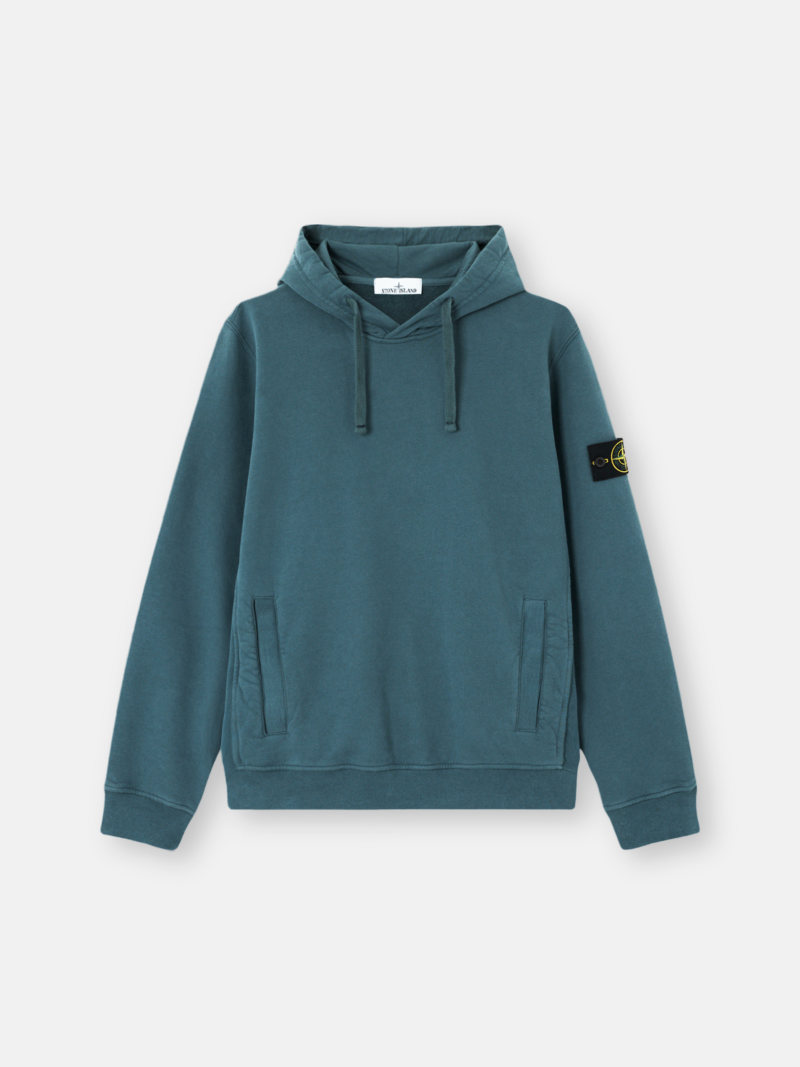 Dark Teal Green 6100029 BRUSHED ORGANIC COTTON FLEECE