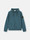 6100029 BRUSHED ORGANIC COTTON FLEECE Vert sarcelle foncé Stone Island
