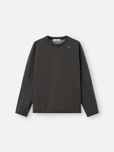 Lead Grey Comfort-fit long-sleeve shirt with elasticated trims