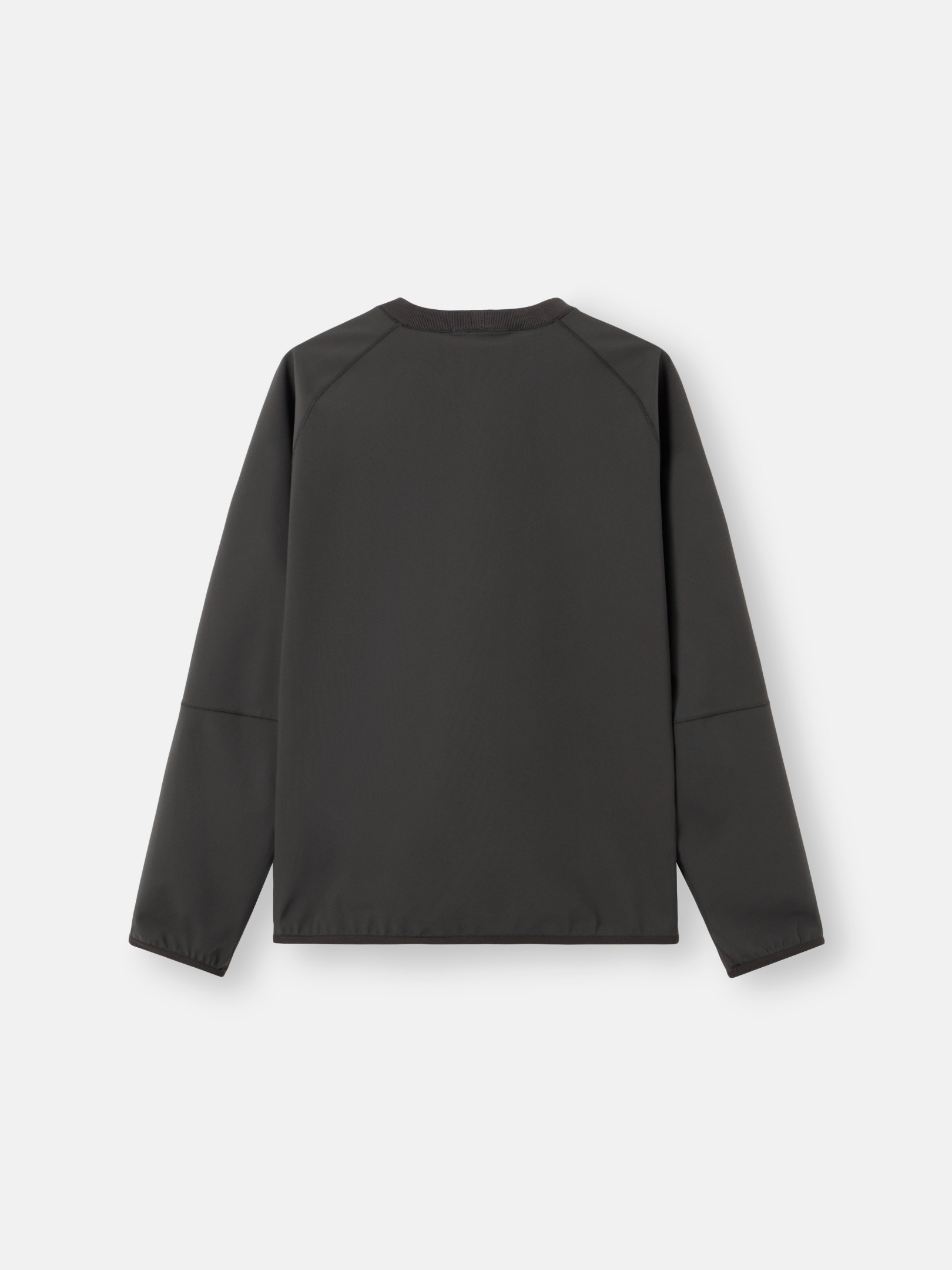 Lead Grey Comfort-fit long-sleeve shirt with elasticated trims