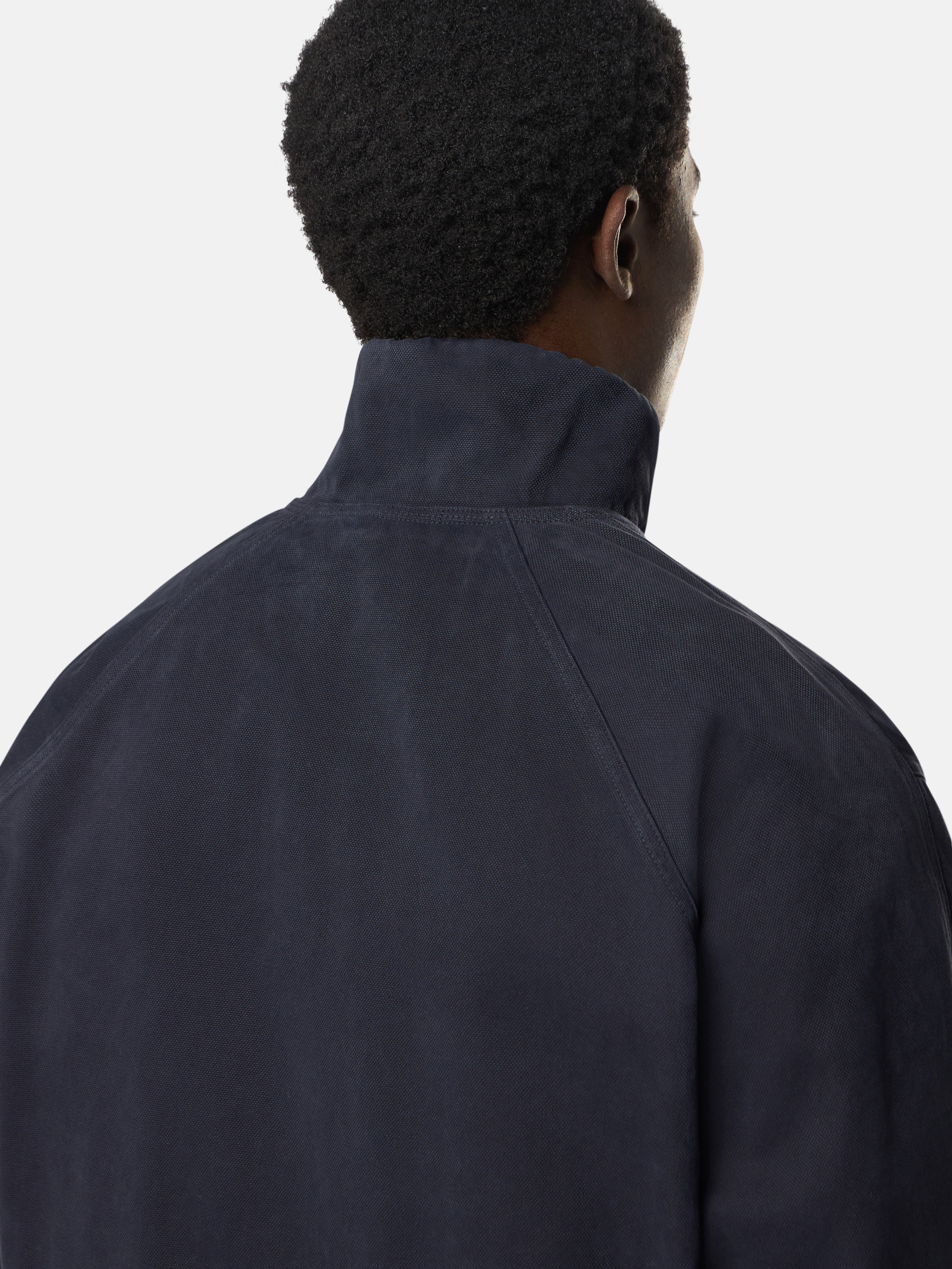 ジャケット・アウター 2011SS STONE  OLD EFFECT JACKET Ink Blue Oversized-fit track jacket with zipper pockets