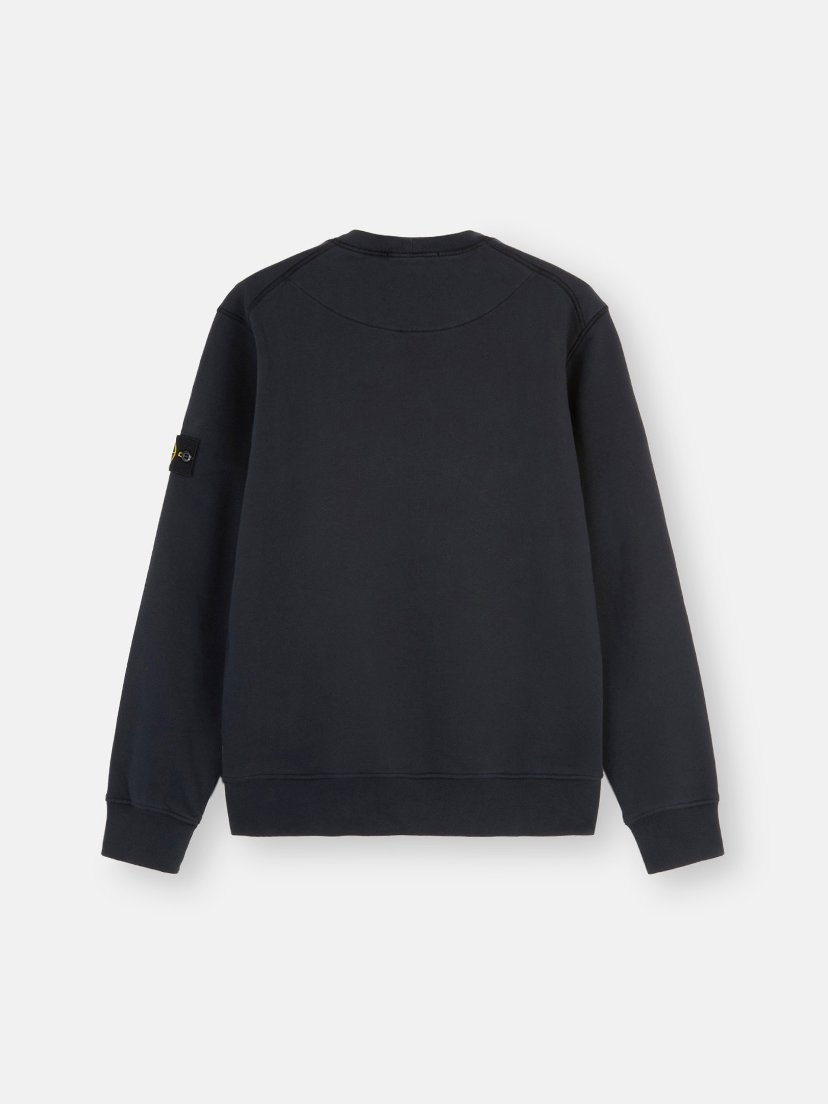 【STONE 】コットン スウェットシャツ ネイビー STONE ISLAND クルーネックトレーナーネイビーSサイズ
