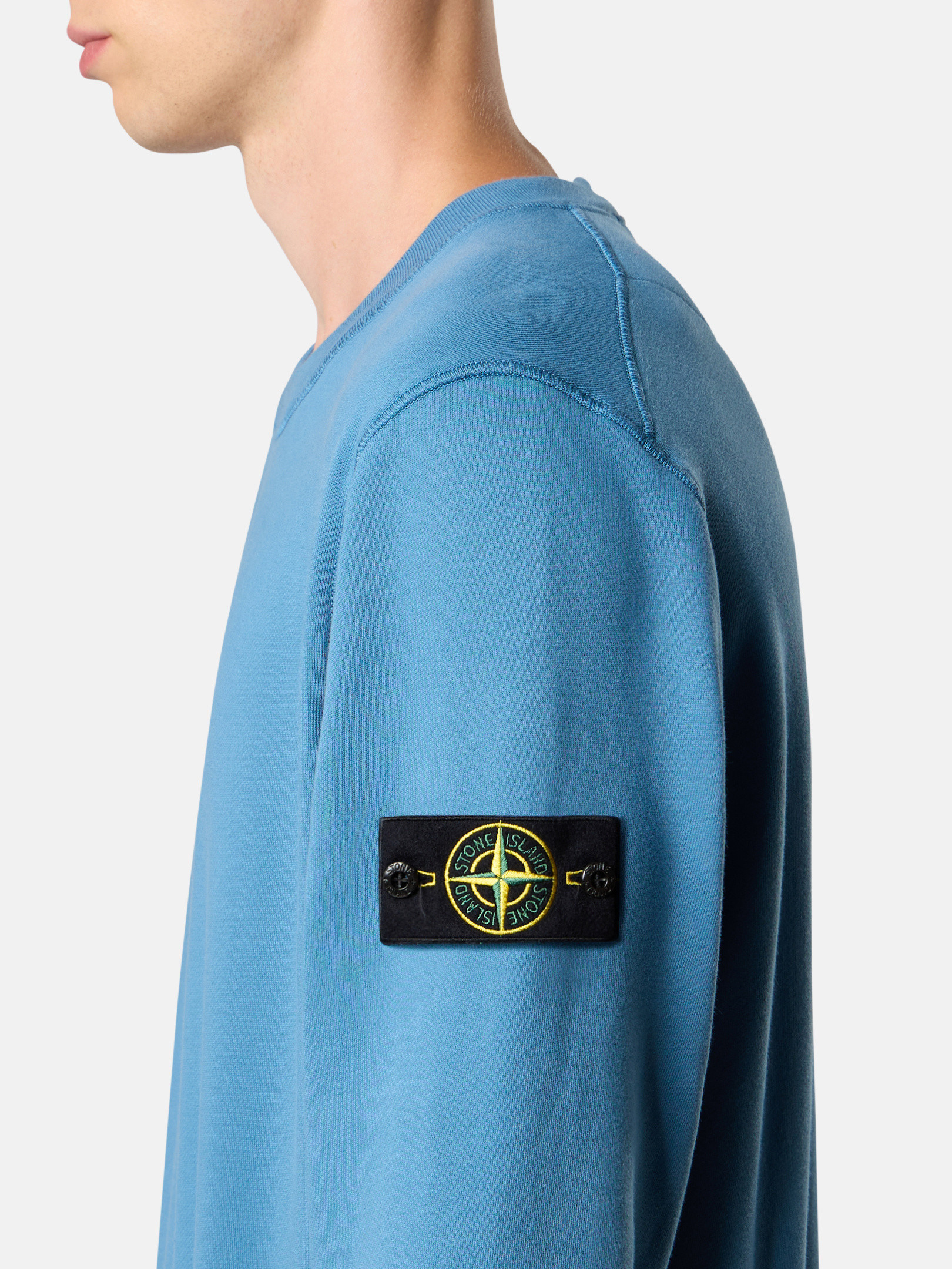 【送料&関税込】Stone  Blue Crewneck T-shirt With Remo bluejean_1200x630.jpg?v=1731080773