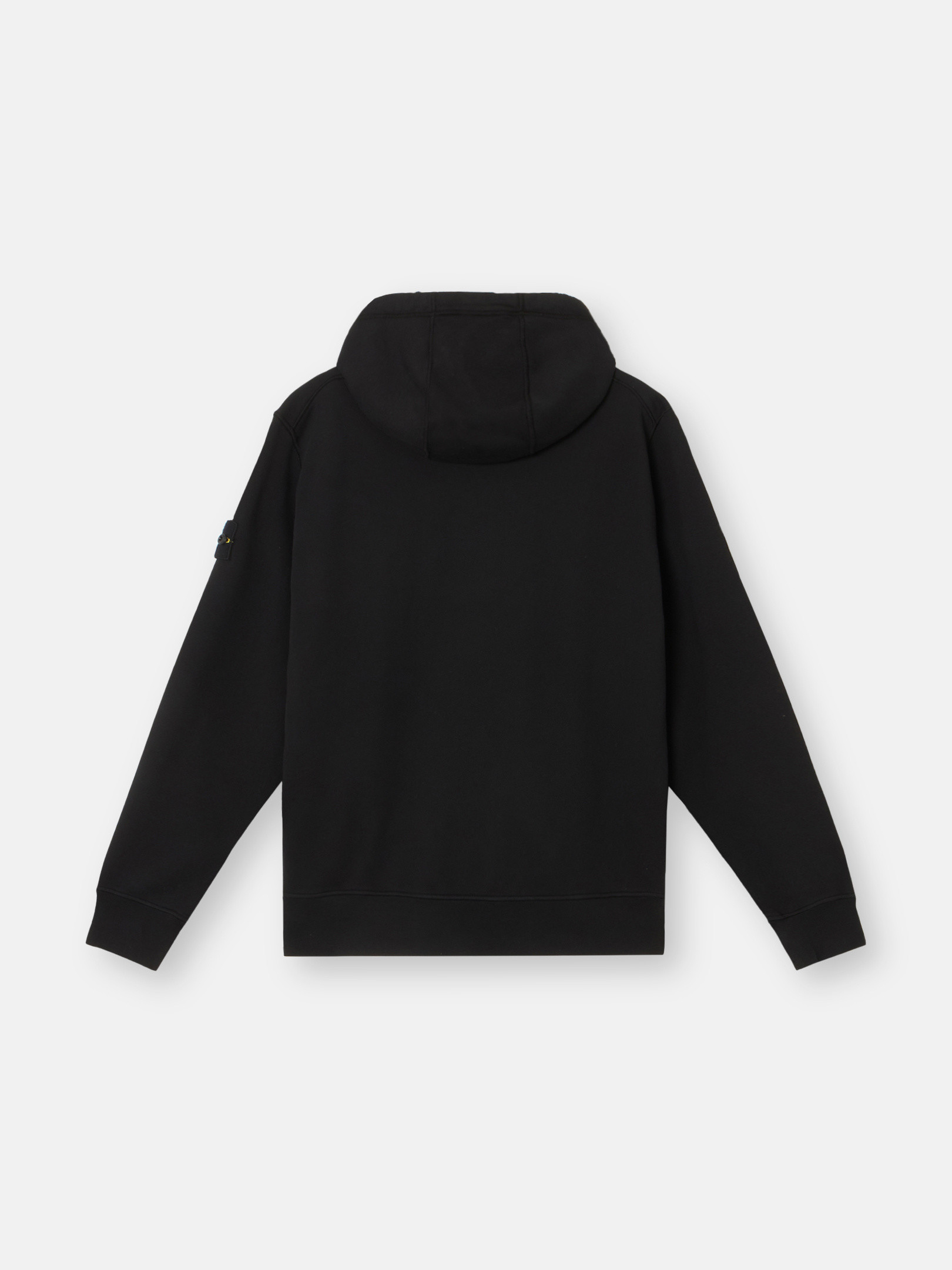 Black 6100061 ORGANIC COTTON FLEECE Regular-fit hooded