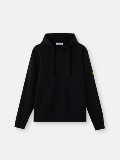 【STONE 】HOODIE IN ORGANIC COTTON FLEECE●K1S15610004 Sage Green 6100042 ORGANIC COTTON FLEECE Hooded sweatshirt
