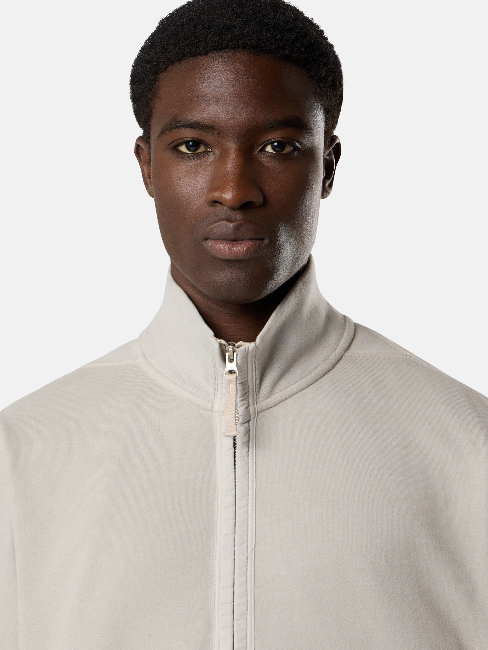 【試着のみ】STONE  FULL ZIP SWEATSHIRT Ｌ Zip Up Stone Island Fleece Hoodie Stone Island Stone Island 61620