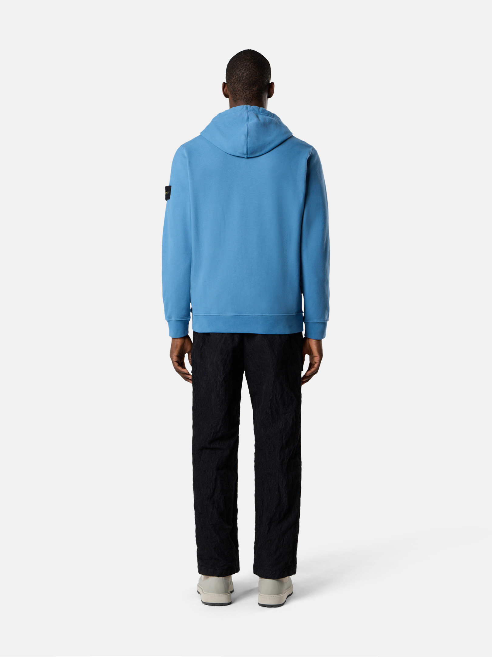 パーカー・フーディ STONE  FW25 SWEATSHIRT (K2S156100017 S0184 V0129) Stone Island - Full zip hoodie blue - The Corner