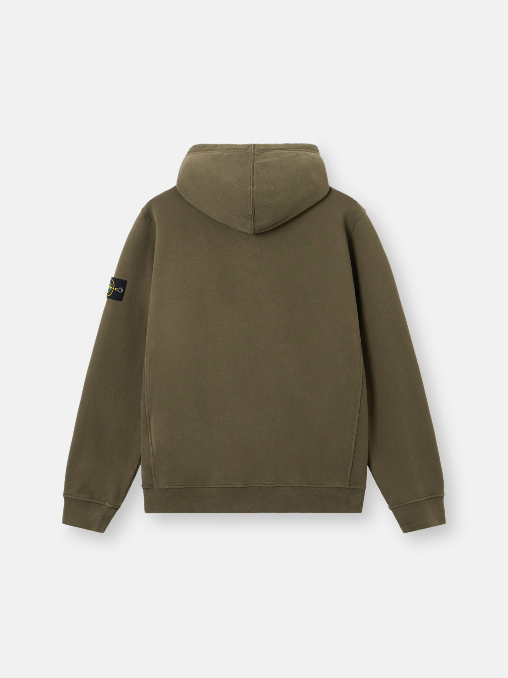 STONE ｜HOOD/ZIP-UP (61720 Brushed Cotton Fleece S STONE ISLAND Brushed Fleece Zip Up Hooded Sweatshirt