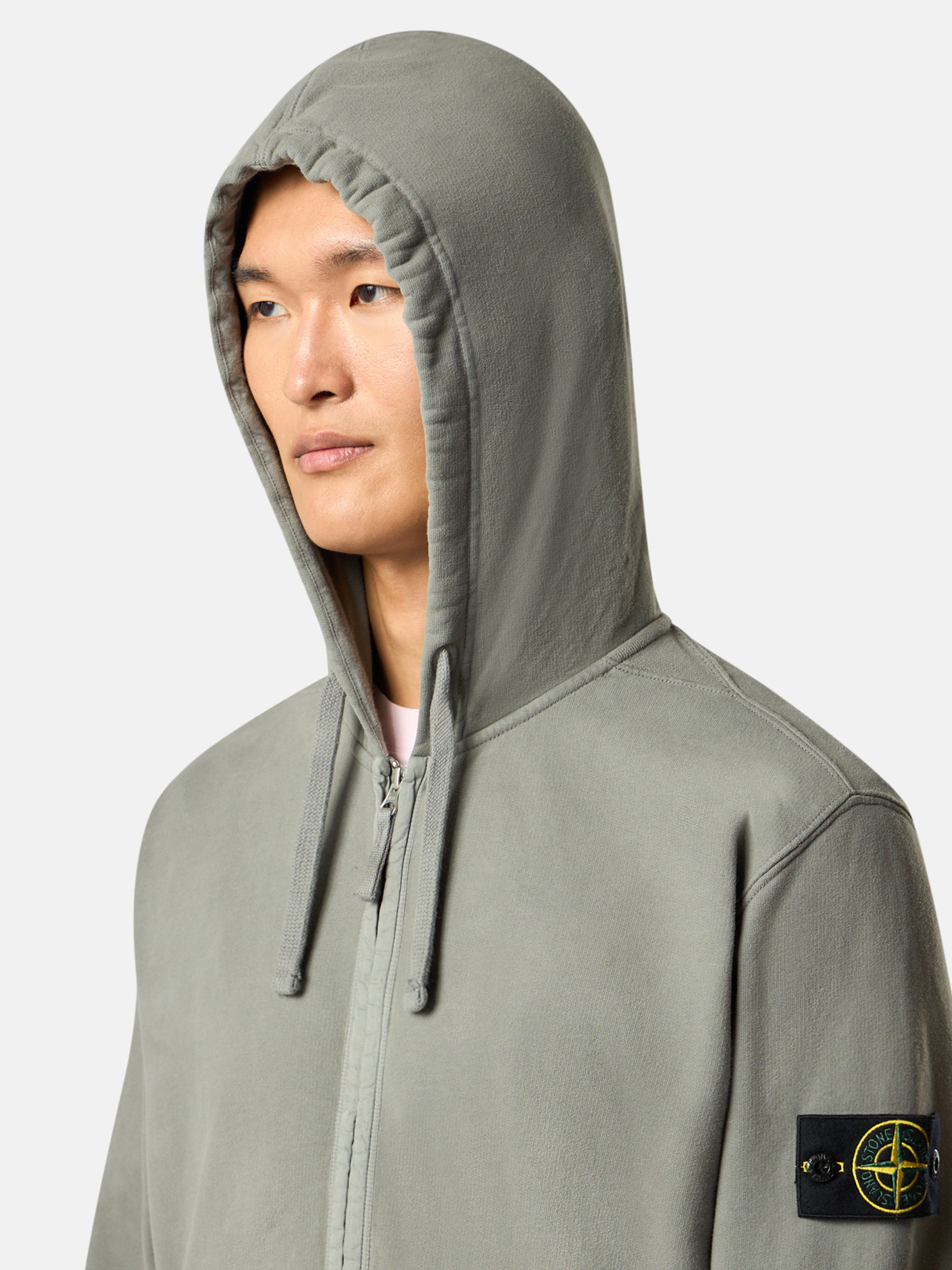 試着のみ】STONE ISLAND FULL ZIP SWEATSHIRT L Stone Island