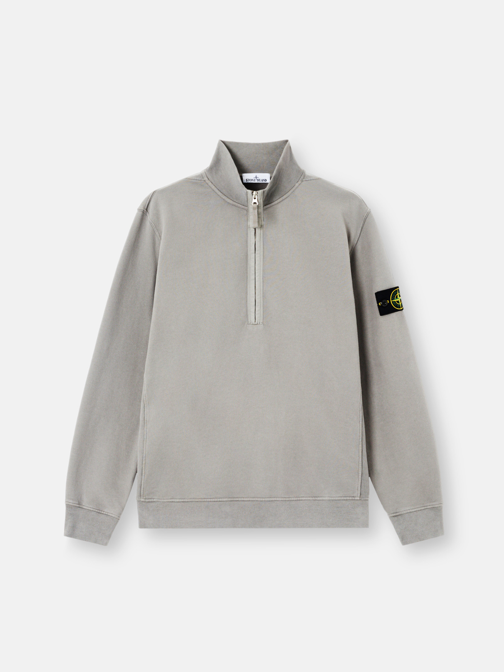 STONE ｜SWEATSHIRTS (Cotton Fleece 'Institutional Stone Island Brushed Cotton Fleece - Sneaker Lounge