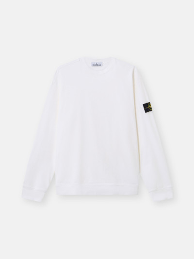 White Regular-fit crewneck sweatshirt 6100075 HEAVY COTTON JERSEY