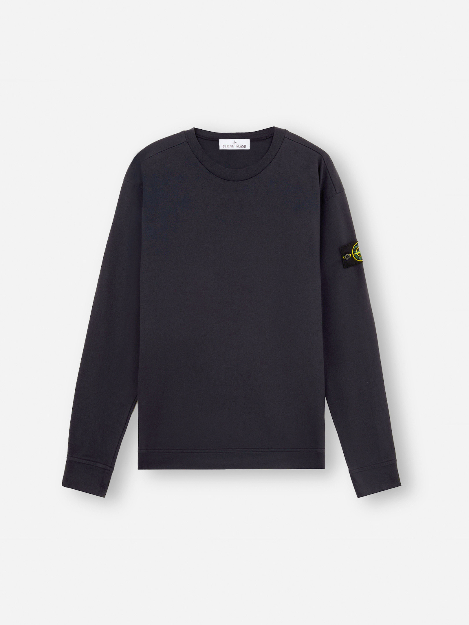 【送料&関税込】Stone  Sweatshirt 6100021 In Cotton Ma Sage Green 6100001 ORGANIC COTTON FLEECE Crewneck sweatshirt