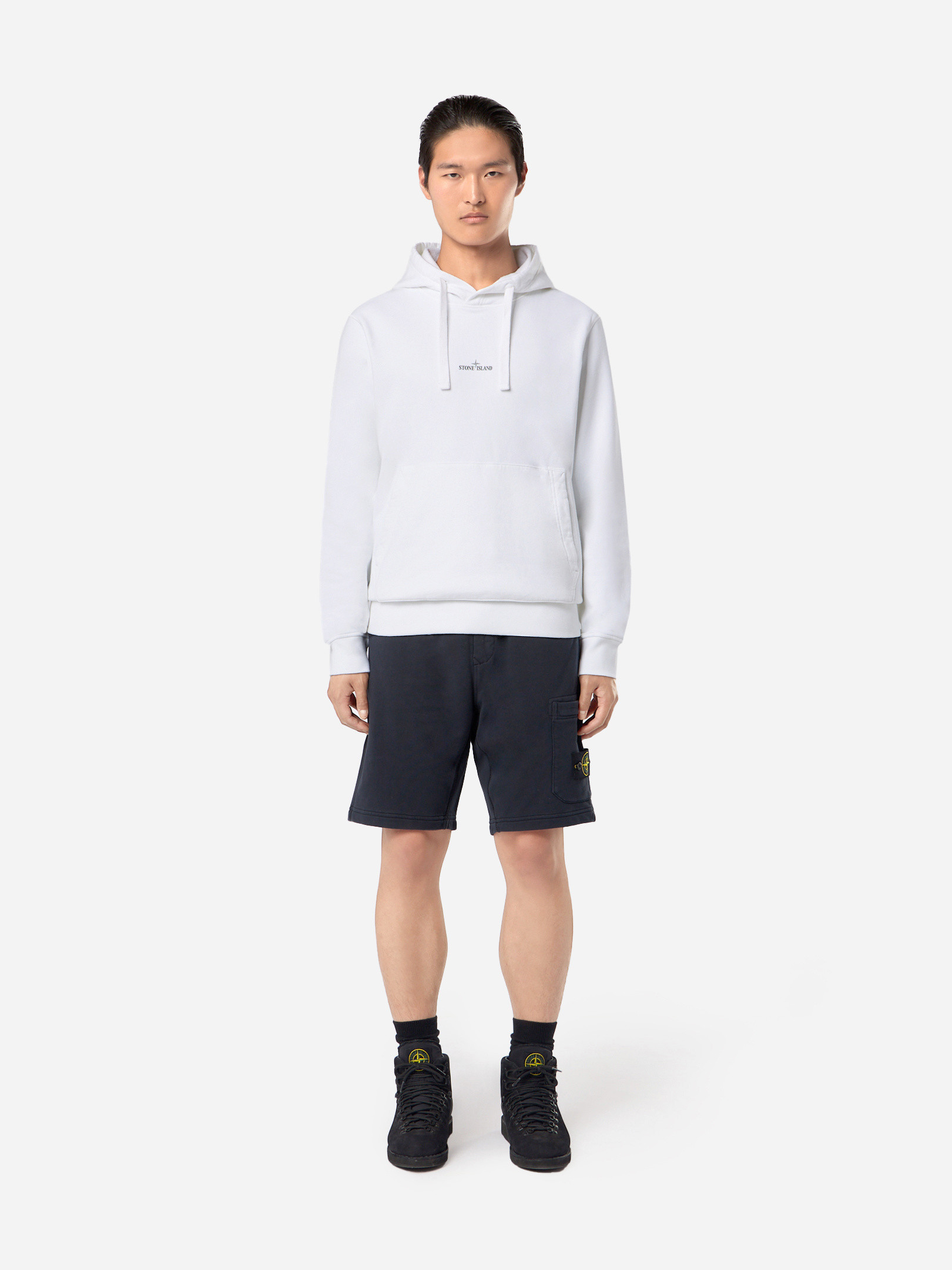 Fleece bermudas and shorts for men | Stone Island