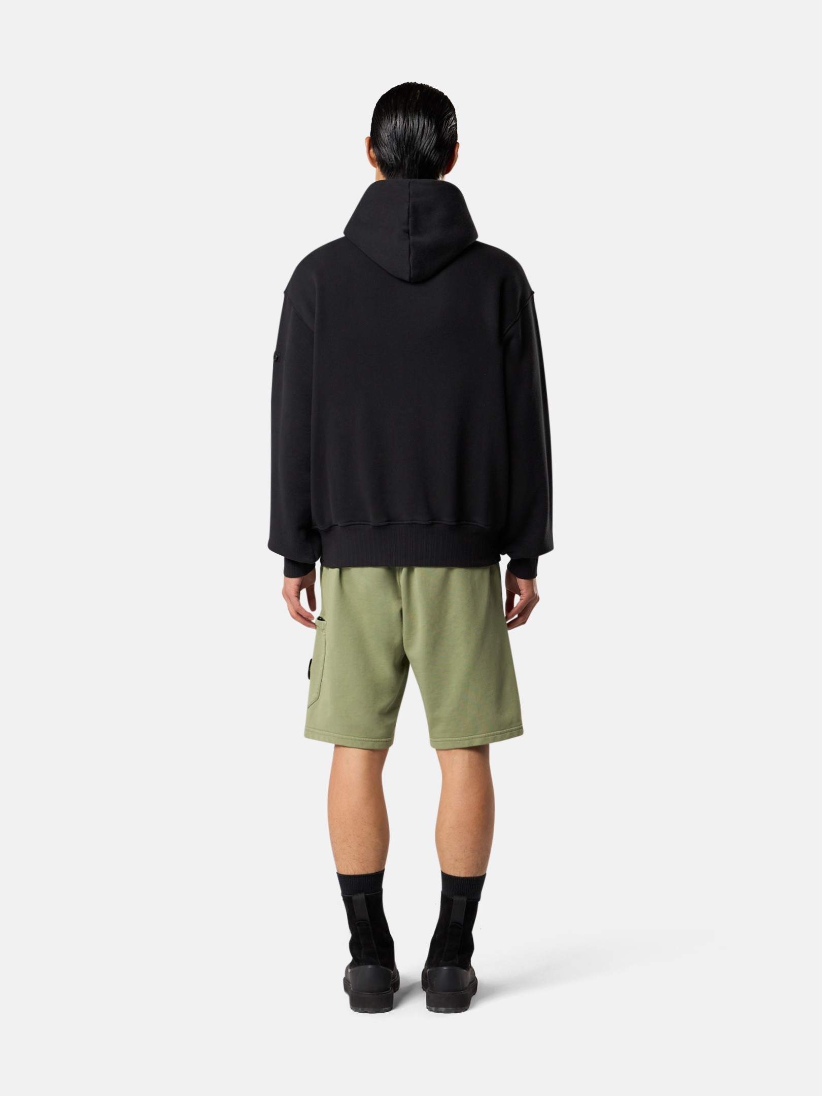 Lotto Bermuda Uomo In Felpa Non GARZATA Short LA1002, Per Lo - Foto 4