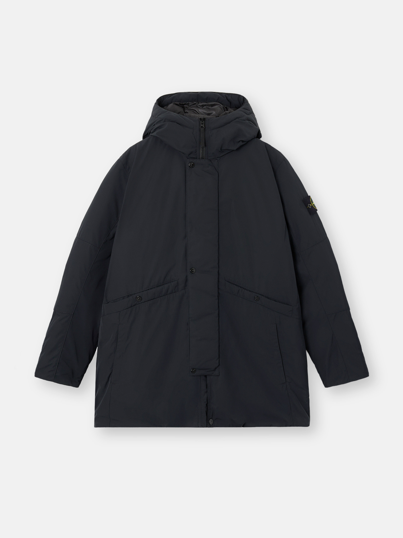 ストーンアイランド Stone  Polyester Long Parka Stone Island Parka, Size L International