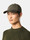 9100009 BRUSHED COTTON GABARDINE HAT Military Green Stone Island