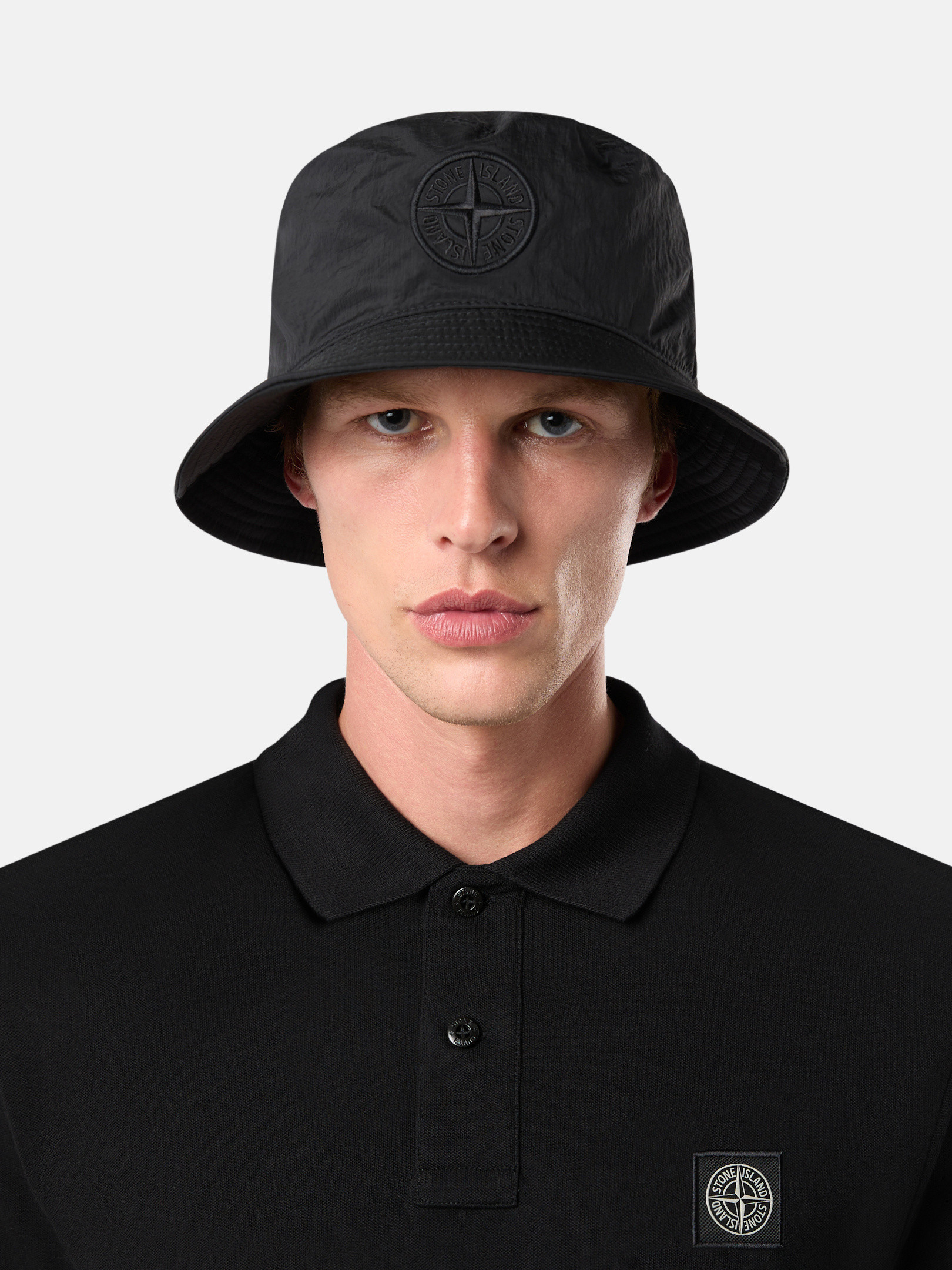新品 STONE  コットン バケットハット マンシングウェア Munsingwear コットンツイルペンギン飛び柄