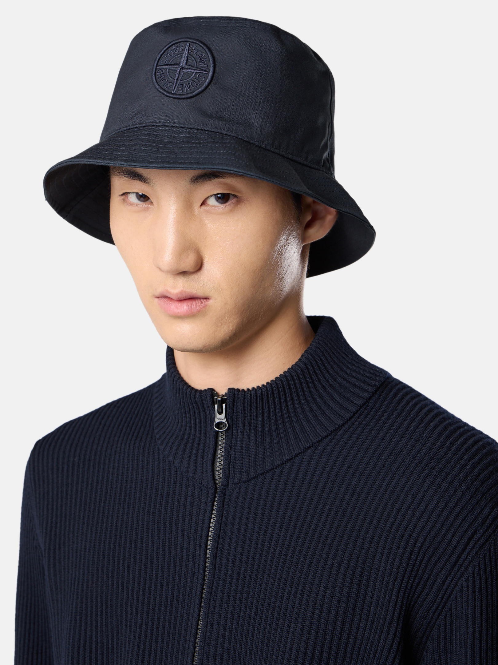 帽子 Stone  Nylon l Bucket Hat L Stone Island Nylon Metal Bucket Hat - Black – Kith