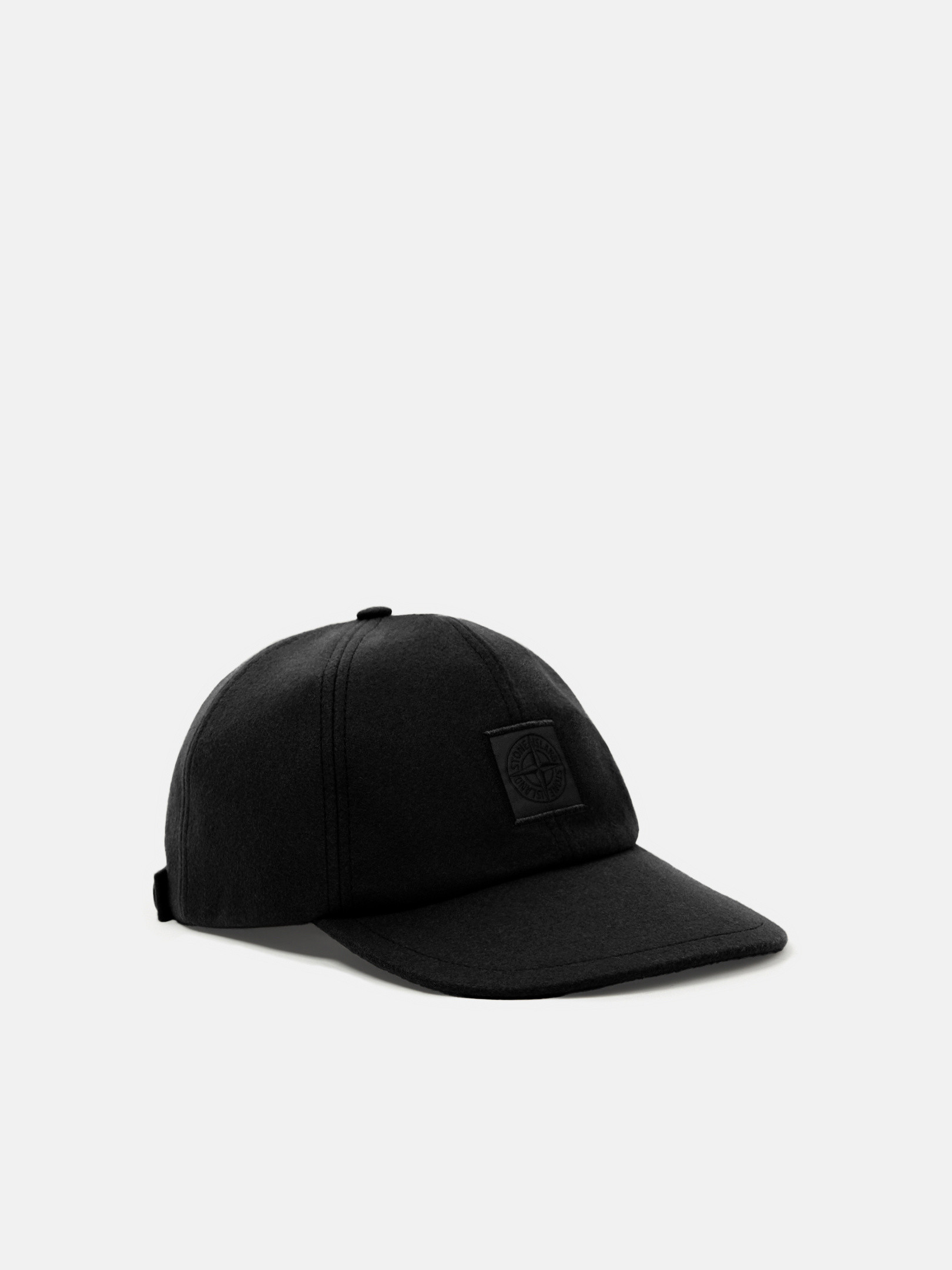 Stone Island 9100017 Wool Nylon Flannel  Ghost In Black