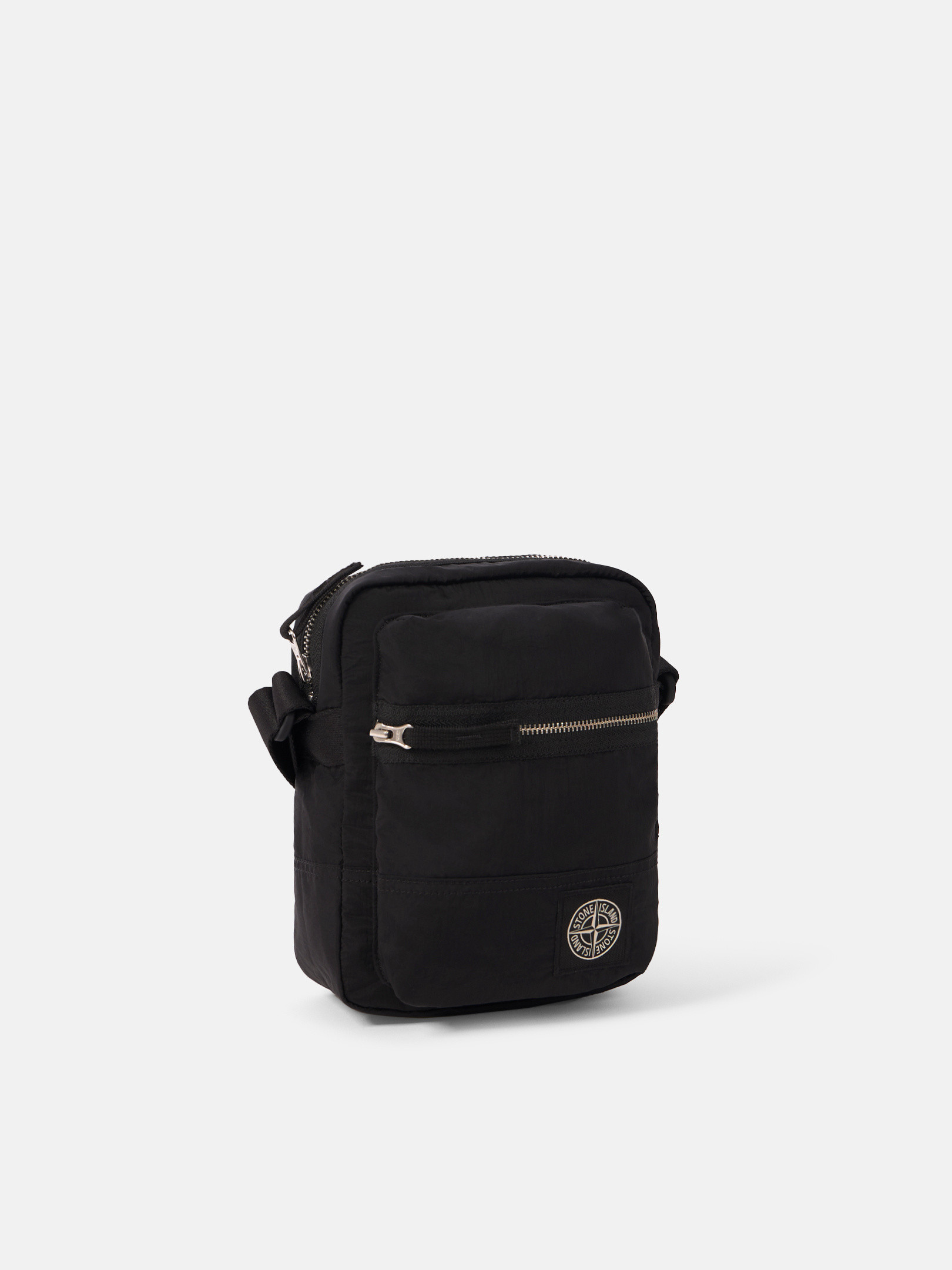 Stone  9200015 ナイロンメタル ポーチバッグ Stone Island: グレー 9200015 Coated Nylon Metal ECONYL