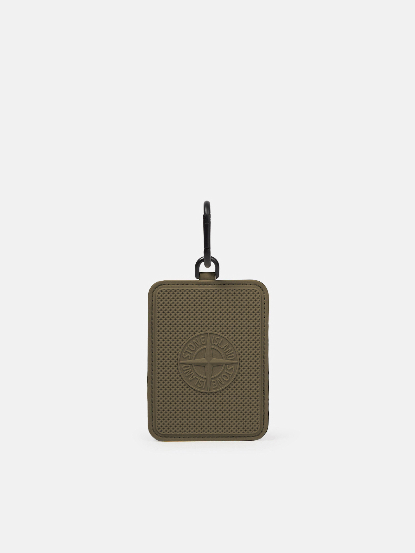 Military Green Card holder with carabiner 9500002 RUBBERISED