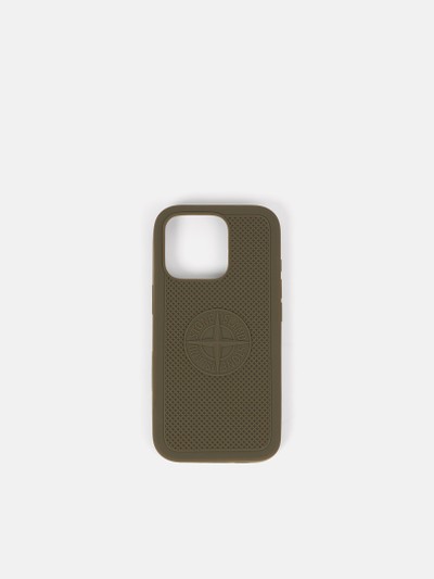Militrgrn Hlle fr iPhone 16 Pro 9500009 RUBBERISED SILICONE | Stone  Island DE
