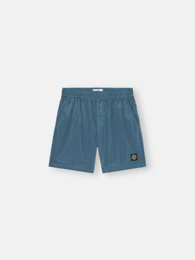 【新品未使用】即完売 STONE  nylon l 水着 紺 高嶺のブラジャー・ショーツセット エレガントフラワー（脇