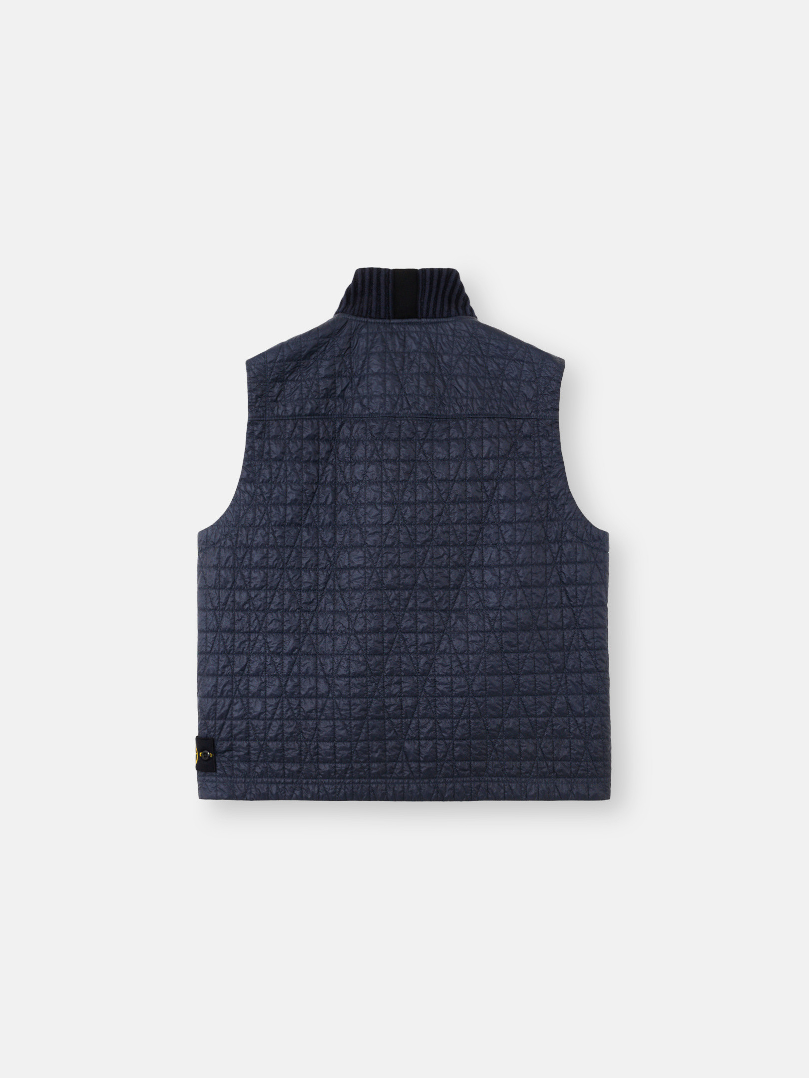 Ink Blue Quilted vest with anti-drop and wind resistance