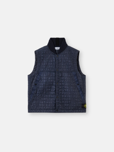 Ink Blue Quilted vest with anti-drop and wind resistance