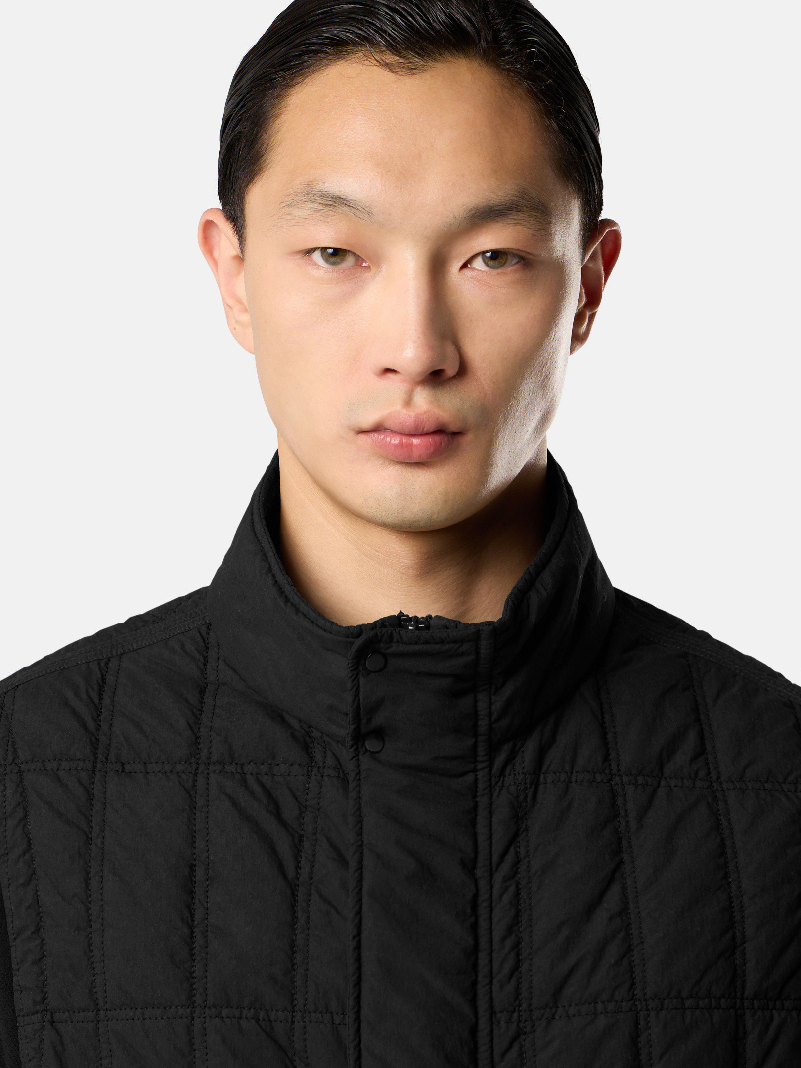 モノクロのジャケット、パンツ、ニットウェアのStone Island Ghost
