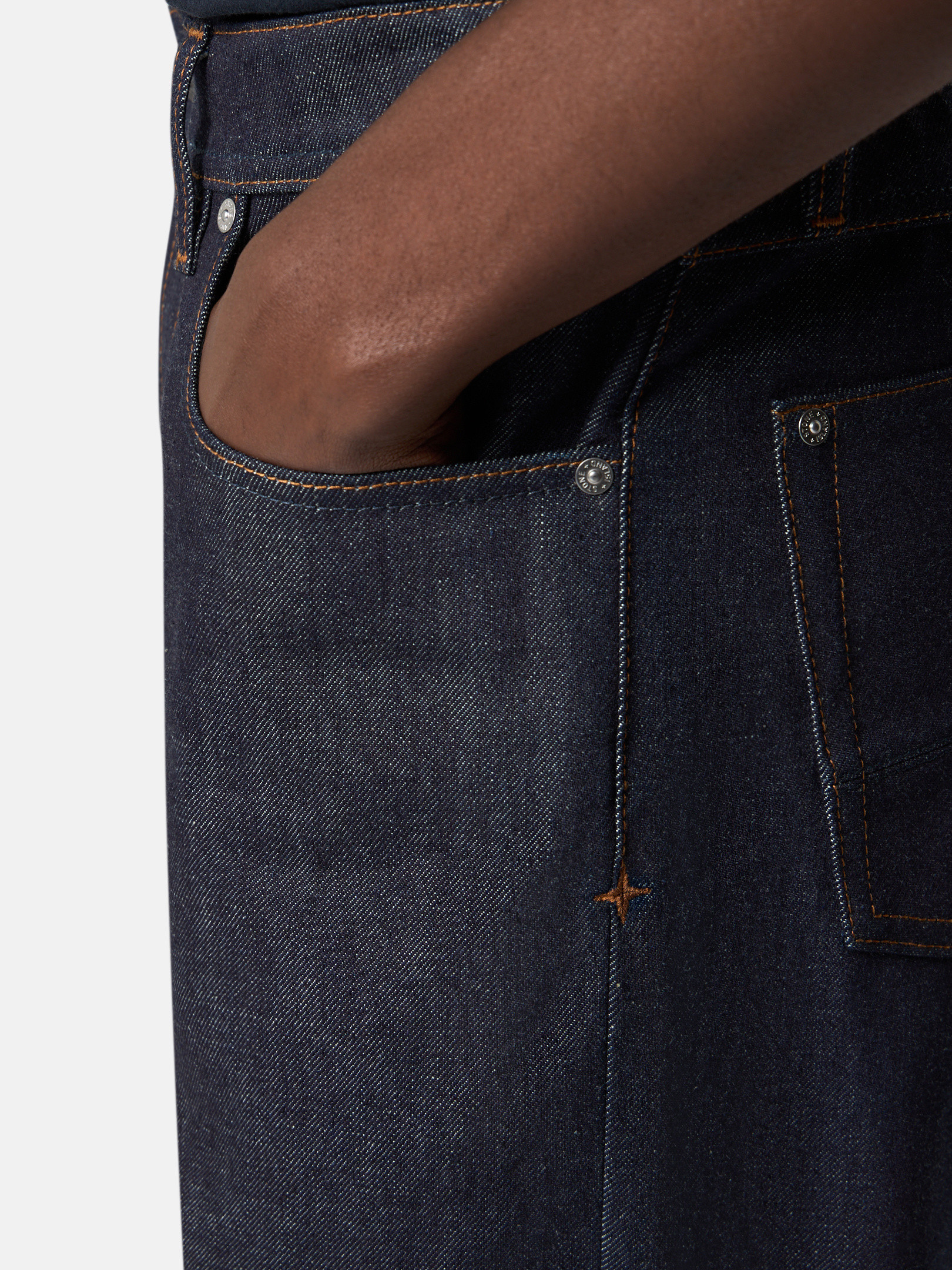 Blue Raw Loose-fit five-pocket jeans J100006 INDIGO DENIM-RAW