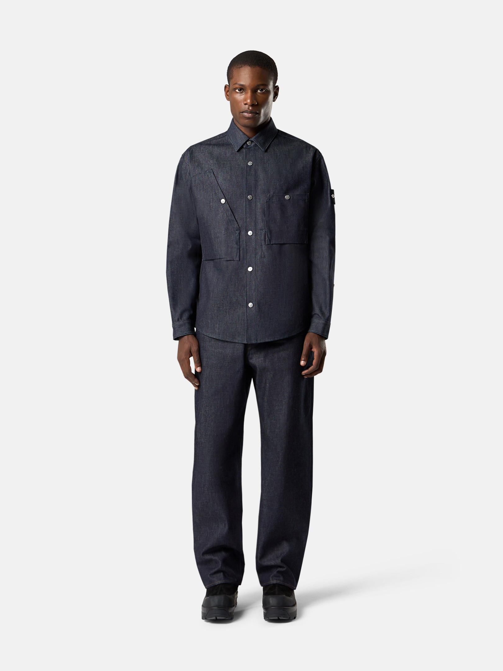 Blue Raw Loose-fit five-pocket jeans J100006 INDIGO DENIM-RAW