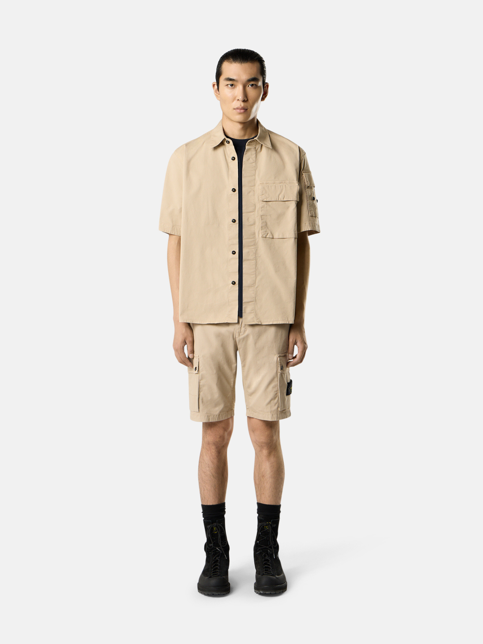 STONE ISLAND11 周年 プリント マウンテン ネイビーブルー 4100011 SOFT SHELL-R_e.dye® TECHNOLOGY