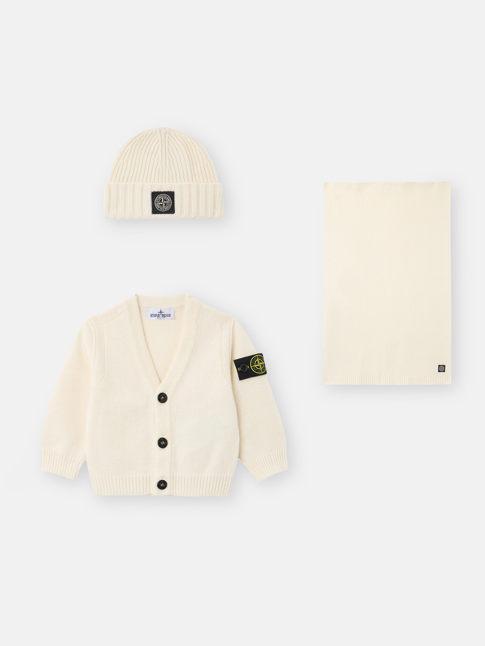 Knitwear for kids: cardigans, jumpers, knits | Stone Island