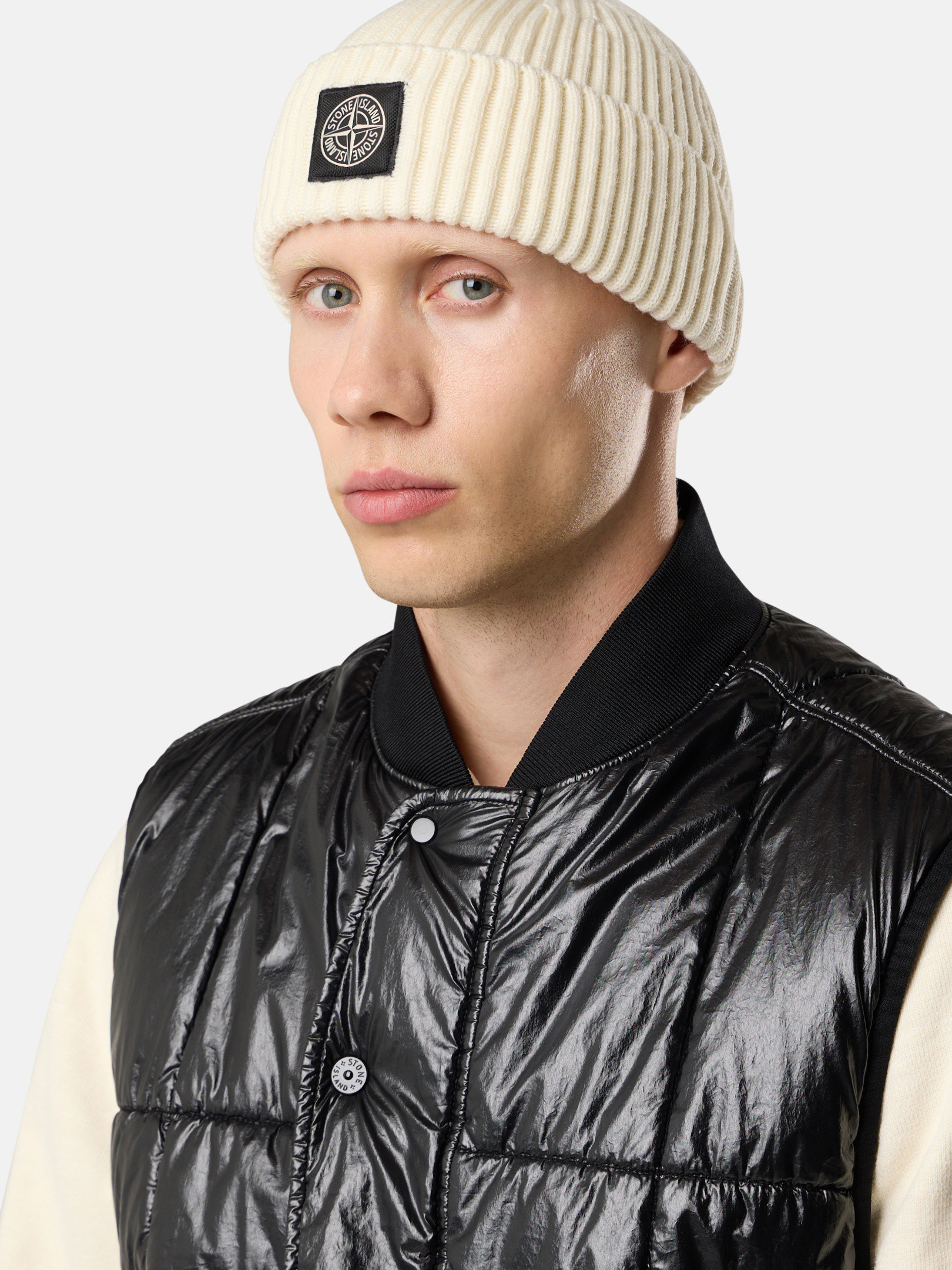 STONE  FULL RIB RWS WOOL ビーニー ニット帽 ☆STONE ISLAND☆フル リブ Rws ウール ビーニー (STONE ISLAND/ニット