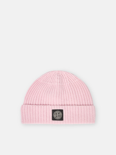 新品【STONE 】 Compassパッチ＆リブニット ビーニー Stone Island】 コンパスパッチ リブニットビーニー