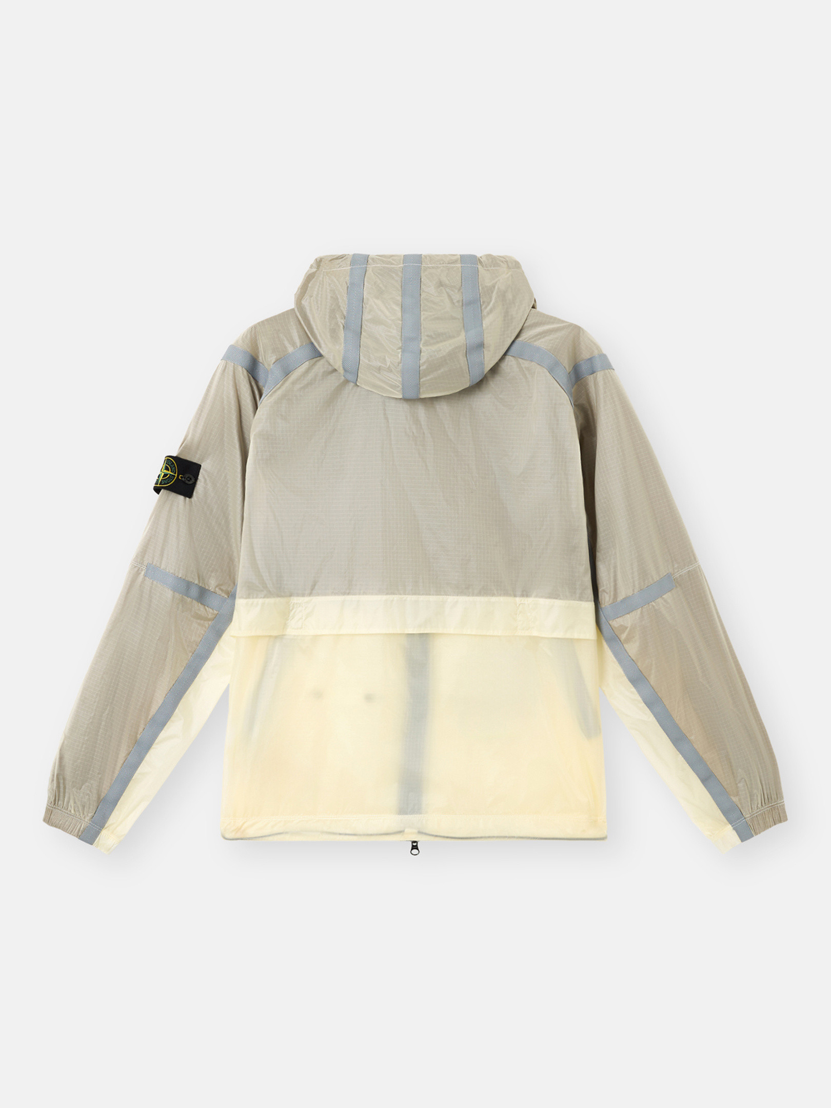 Ivory Light hooded jacket with anti-drop and reflective