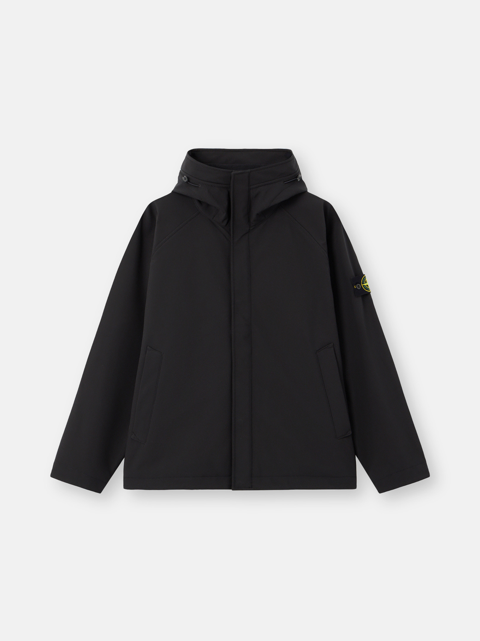 Stone IslAnd ジャケット SARS M color black Stone Island Light Soft Shell-R Hooded Jacket Black – Garmz