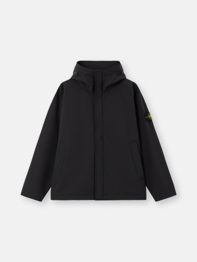Black Light hooded parka with weather-resistant membrane